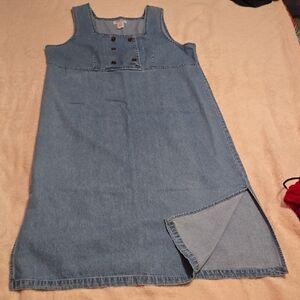 Cherokee Blue Denim Maxi Dress